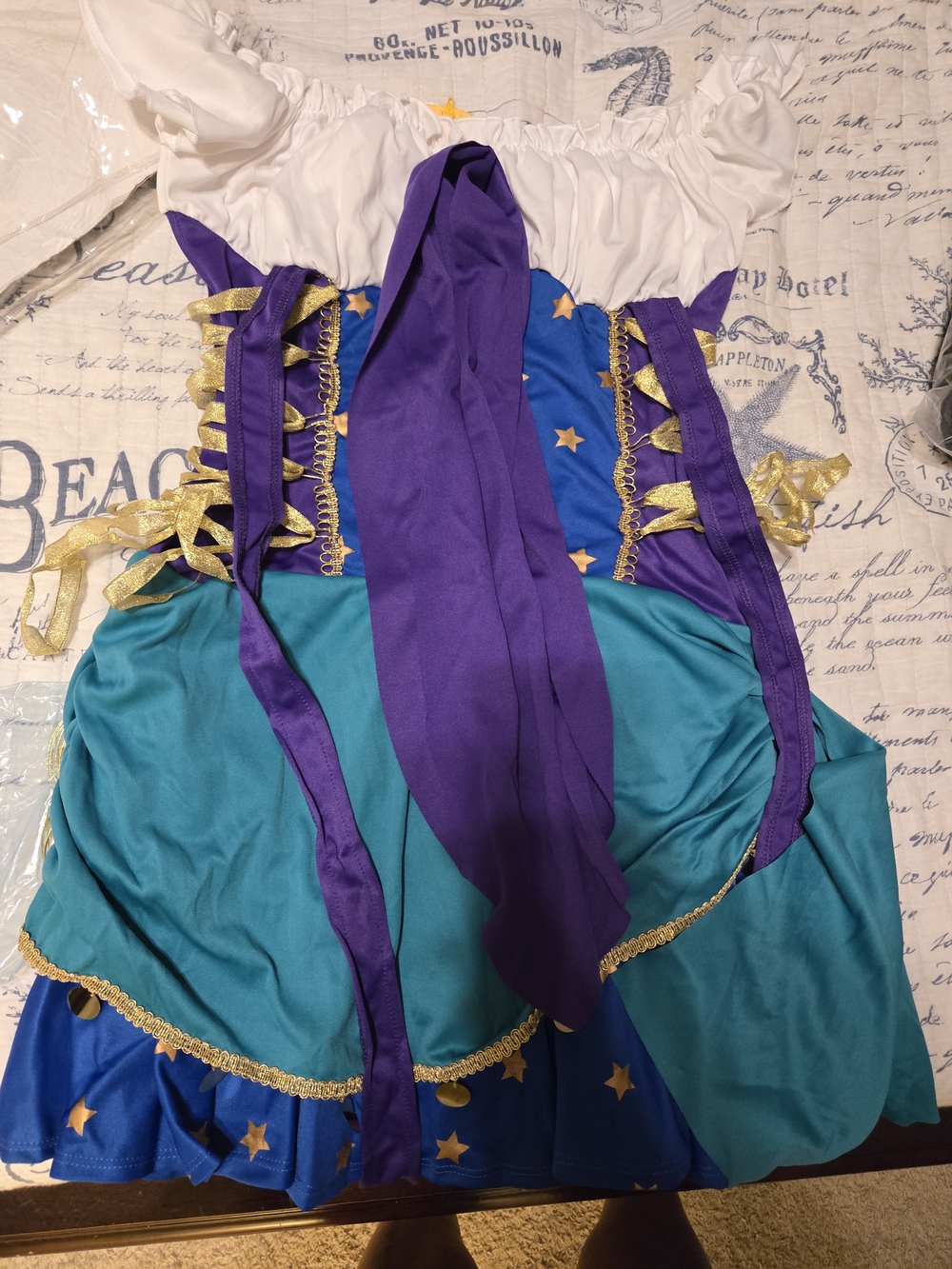 Leg Avenue Purple and Blue Gypsy Princess Costume - Picture 3 of 5